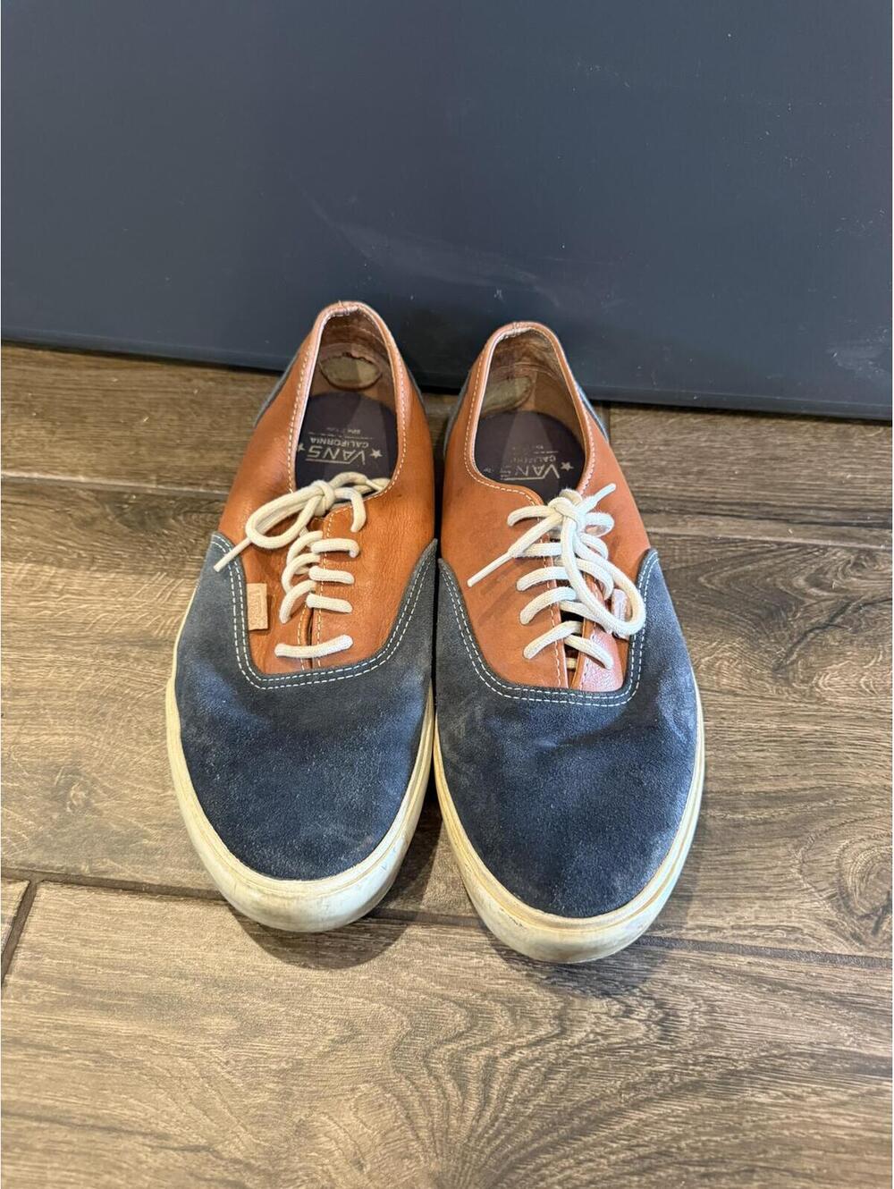 Vans Two-Tone Suede and Leather Sneakers